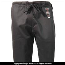 Black Single Weave BJJ Pants